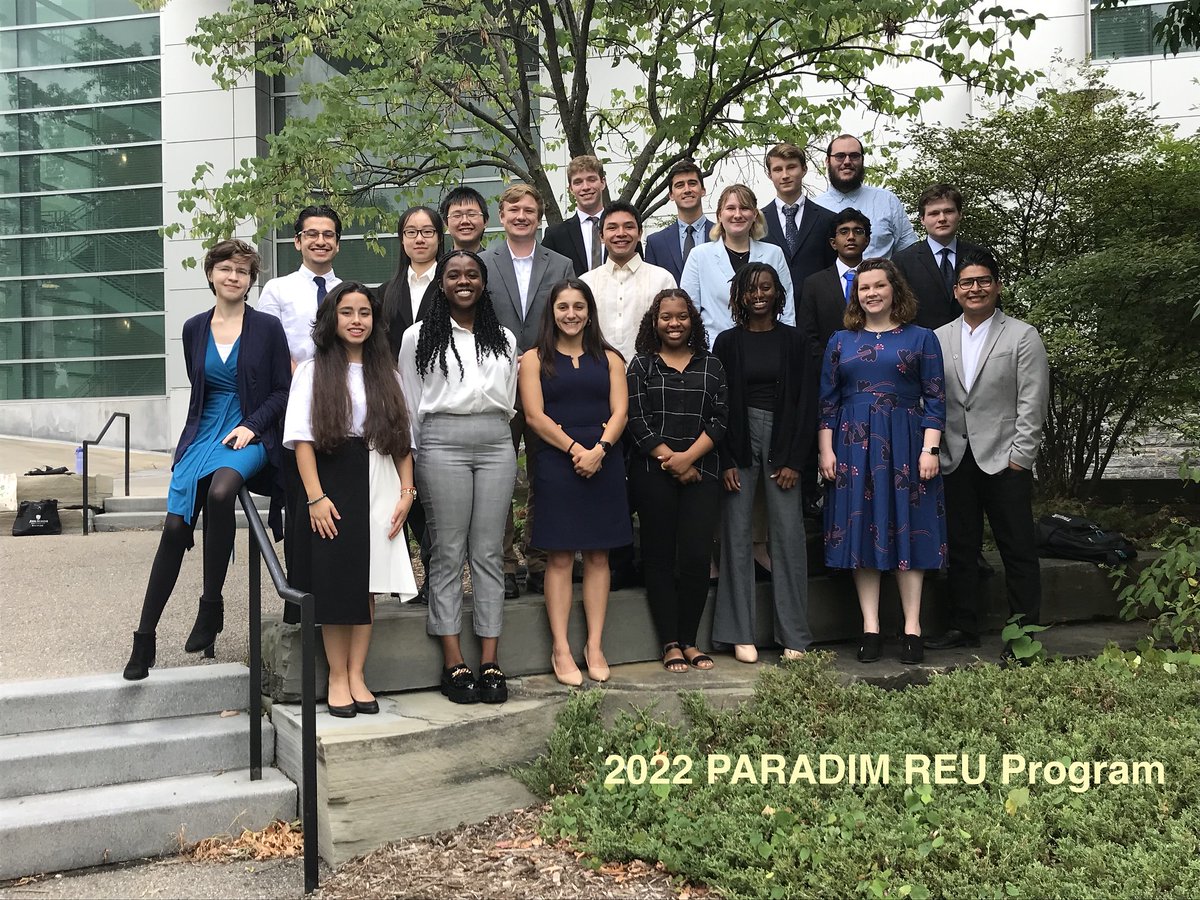 We are still accepting applications for our REU program. It is one of the highlights of our year to work with these bright scientists of tomorrow! #REU #undergraduates #summerintership2023 @CornellMSE @CornellEng @JHUChemistry @JHUPhysicsAstro @CAU @NSF paradim.org/REU_landing_pa…