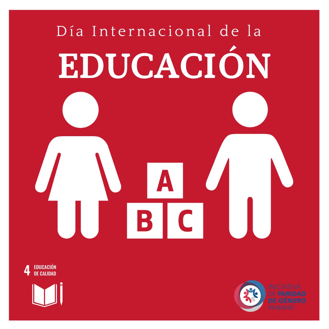 ipgpanama_'s tweet photo. 24 de enero Día Internacional de la Educación.
Abogamos por una educación de calidad, inclusiva y equitativa para todas y todos.
Sin una educación de calidad y equitativa, los países no lograrán alcanzar la igualdad de género ni romper el ciclo de pobreza #ipgpanama https://t.co/7abnrsqDmj