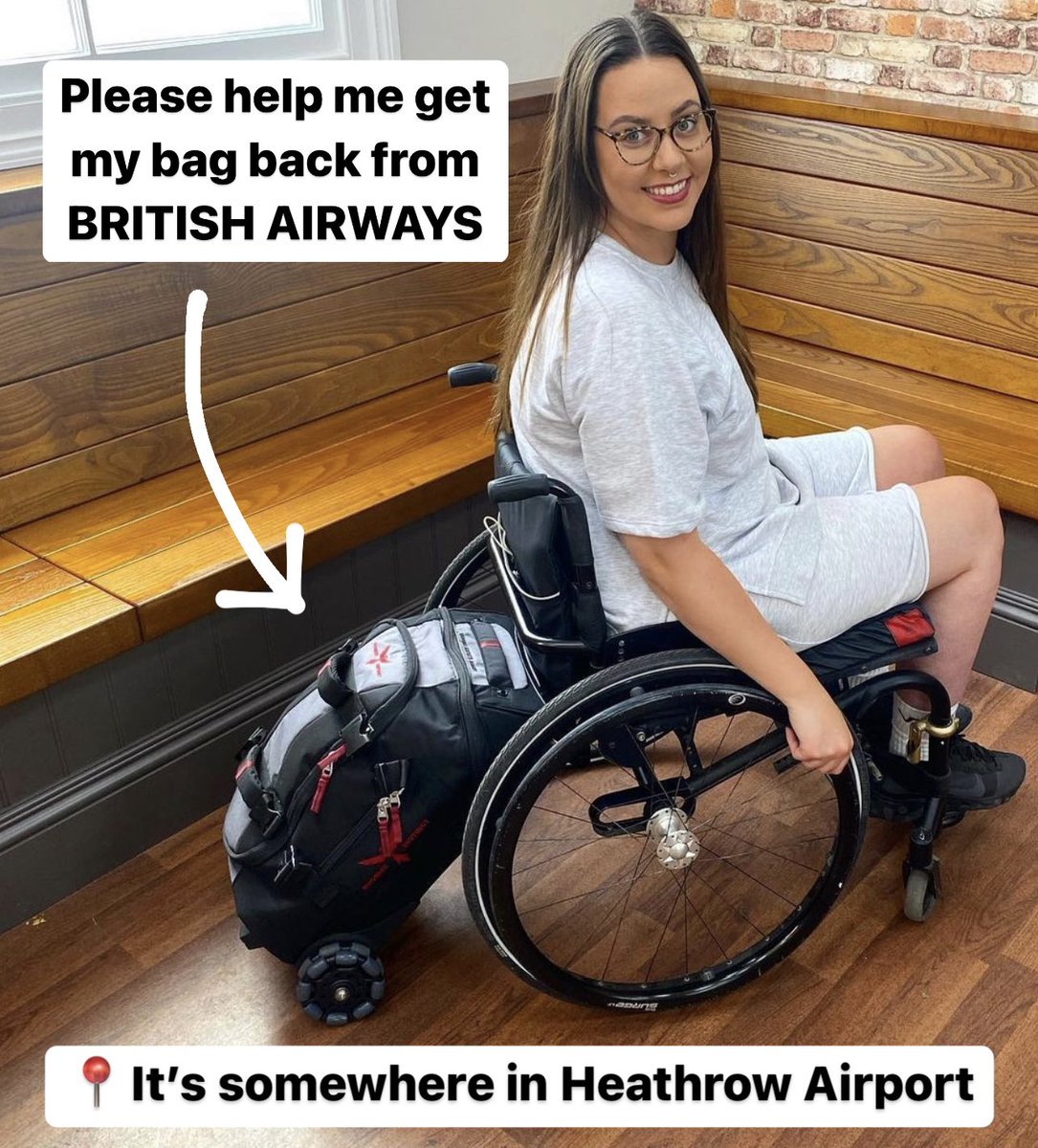 😫 @British_Airways you lost my suitcase and I’m getting no where with retrieving it. The bag is an integral part of my travel as a w/c user. Its classified as a medical device. Heathrow won’t release my bag and the online portal is saying it hasn’t been located yet. Please help?