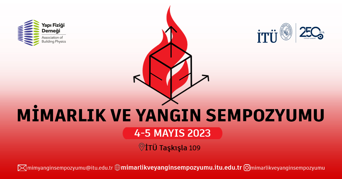 itutaskisla's tweet photo. Mimarlık ve Yangın Sempozyumu, 4-5 Mayıs 2023 tarihlerinde Taşkışla 109 no'lu salonda gerçekleştirilecek, detaylı bilgi için 👉https://t.co/1BLW09cOmq
#ITUTaskisla https://t.co/p7IxolEWVU