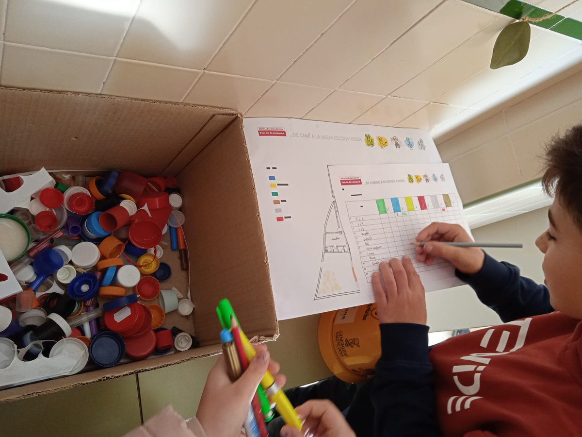 rdecategoria's tweet photo. Aquest curs els nostres xiquets i xiquetes s'estan convertint en autèntics inspectors ambientals 🧐 per millorar la recollida selectiva de residus als nostres centres educatius ♻️
Amb aquests ajudants segur que millorem moltíssim la gestió de residus! 💪🏻 https://t.co/XyxAhmoJBP
