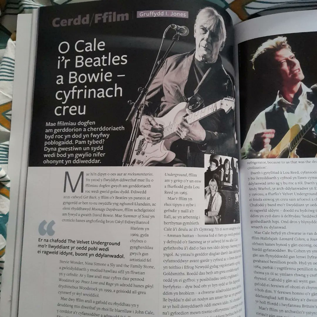 gruffankst's tweet photo. Wedi sgwennu darn i Barn ar y llu o rockumentaries gwych diweddar @therealjohncale @CylchgrawnBarn https://t.co/PDSNRTsWX0