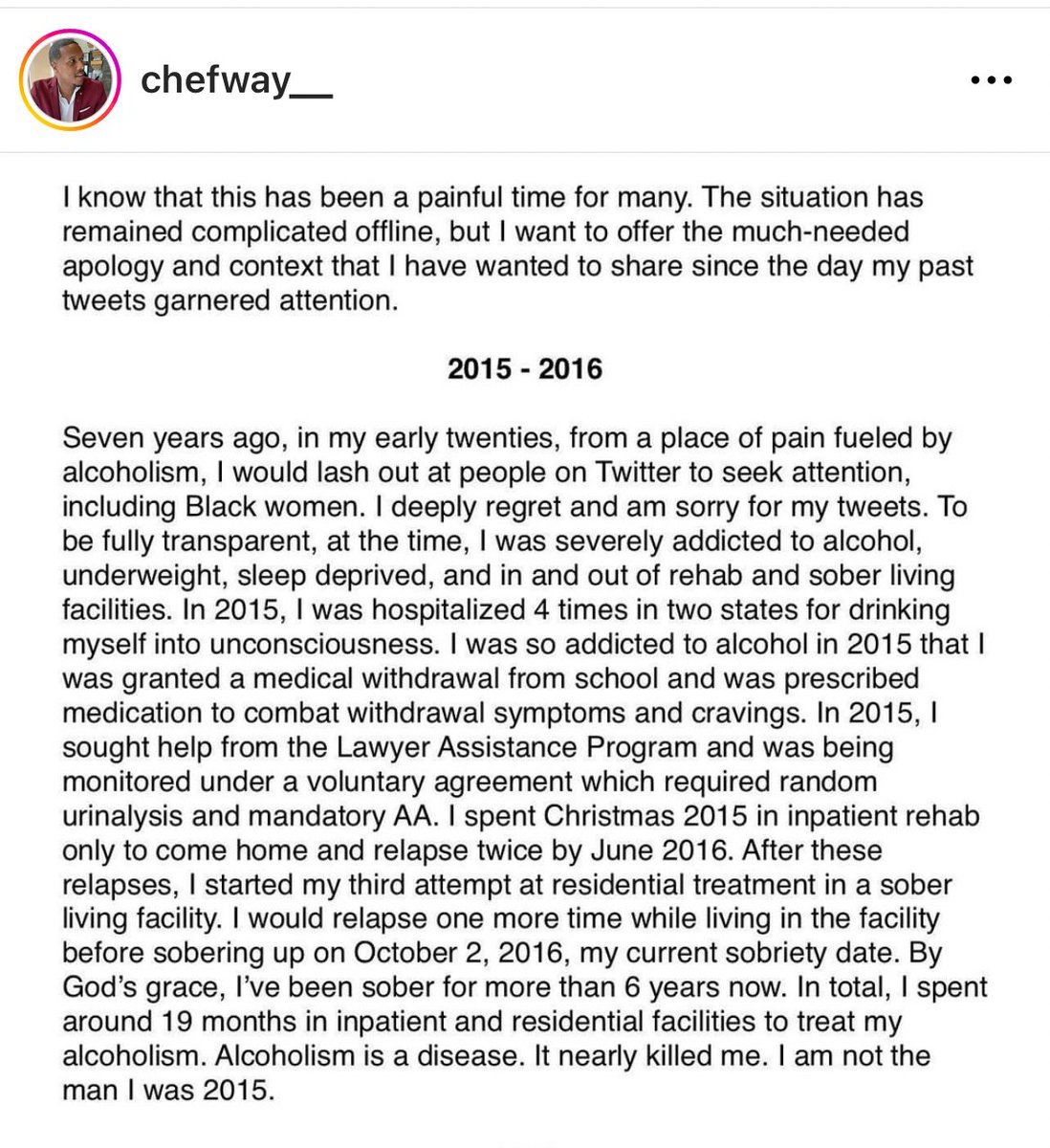 Phil_Lewis_'s tweet photo. Chef Way, a prosecutor whose racist tweets targeting Black women resurfaced, says he has resigned from the Harris County District Attorney’s Office https://t.co/TDdy9K7Ehz
