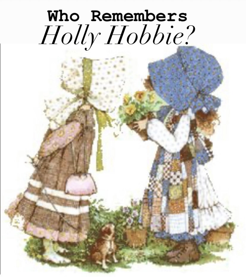 In the late 1960s, a Woman By the Name of Denise Holly Hobbie SoldHer Artwork of a Cat-Loving, Rag-Dress Wearing Little Girl in a Bonnet to American Greetings in Cleveland, Ohio.  And the Rest is History.  

#HollyHobbie #AmericanGreetings #RagDolls #Dolls #Doll