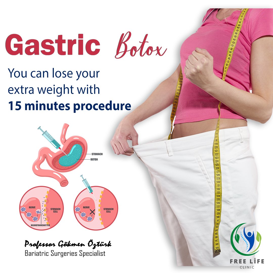 Your Life Is In your Hands.

📌Gastric botox injection 🌟🌟 Gastric Botox Injection is a non surgical method, especially recommended for people who have small amount of excess weight.  #gastricbypass #gastricballoon #gastricbotox #gastricballoonturkey #gastricsleevesurgery