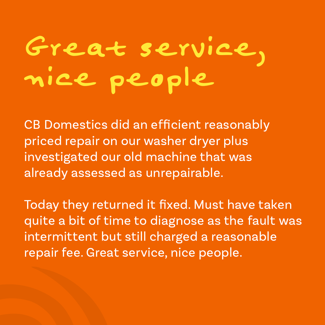 CBDomestics's tweet photo. Thank you for your lovely words, George 🥰 

If you’ve used our services before, we’d be grateful if you spare two minutes to leave us a Google review: https://t.co/DWt5LPhgLC  #appliancerepairs #appliance #domesticappliance #salisbury https://t.co/fdIwSXblGw