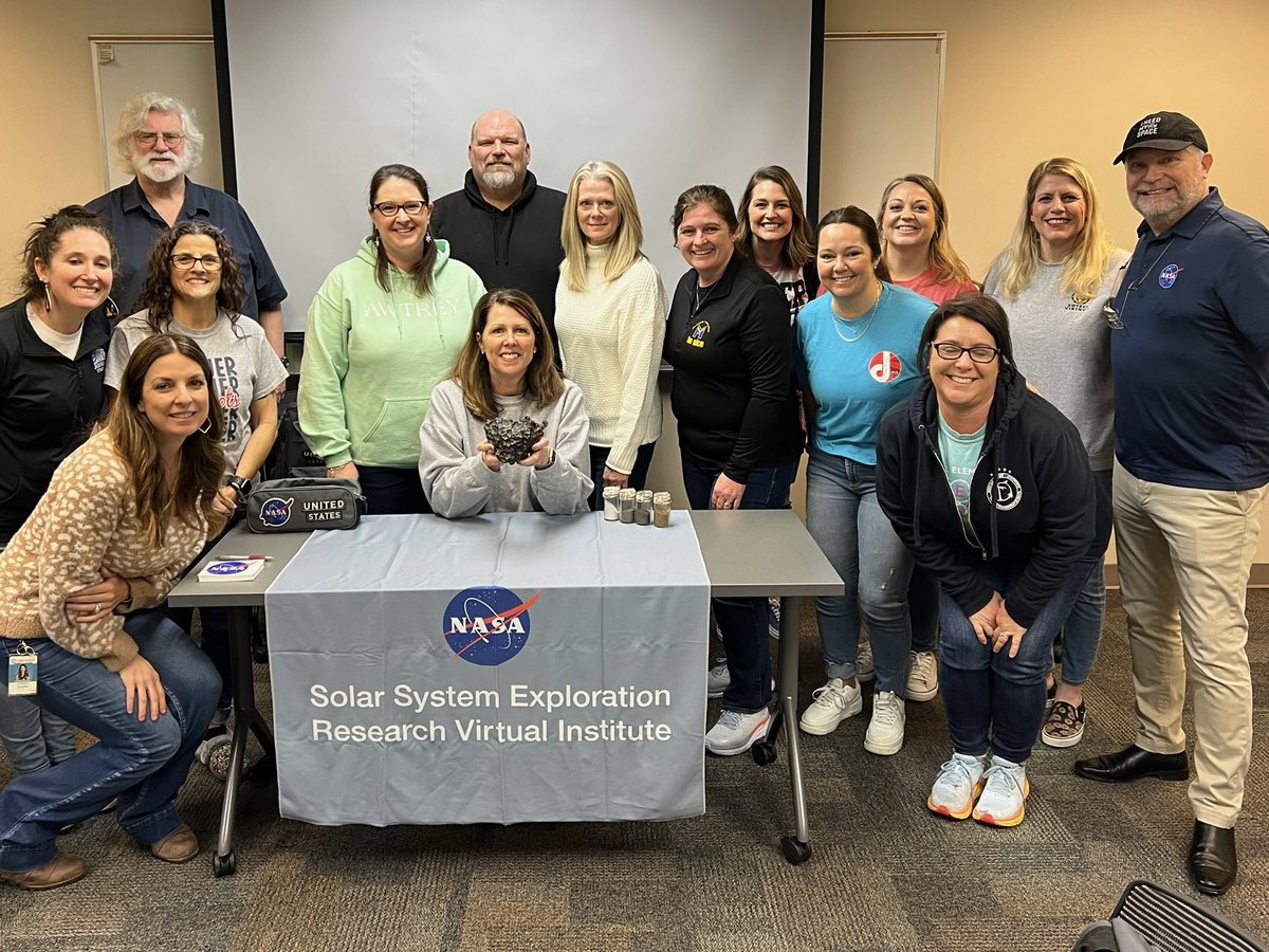 PoirotSCIENCE's tweet photo. Super excited to earn my certification from NASA to share such interesting things with my 6th grade Earth Science students! #COBBIA
#COBBscience
#STEMcobb https://t.co/KnV0idKpZE