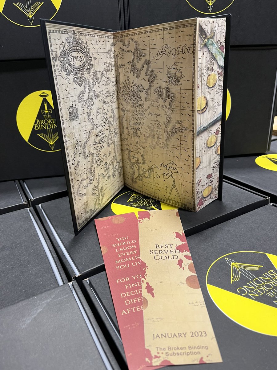 binding_broken's tweet photo. January’s Sub title ‘Best Served Cold’ has entered the building and looks absolutely incredible 😍 https://t.co/YjxtA3QdqA