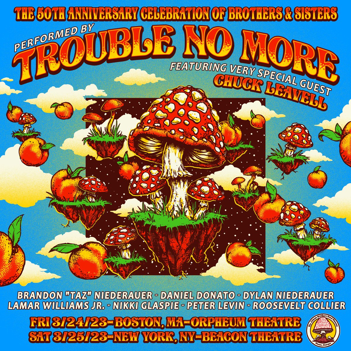 JUST ANNOUNCED! 🎸 Trouble No More: The 50th Anniversary of Brothers & Sisters featuring @NiederauerMusic @danieljdonato Dylan Niederauer @CTDickinson @NikkiGlaspie @peterlevin111 & more! on Friday, March 24! 🎟: On Sale | Fri 1/27 | 12pm More info here: bit.ly/3iVIEqJ