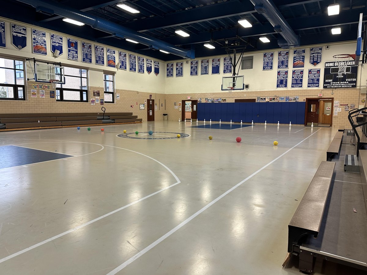 The calm before it all begins!  Spirit week starts today.  Mrs. Meixsell is ready for us!