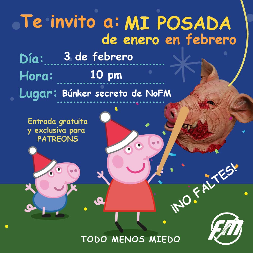 nofm_radio's tweet photo. Siempre se puede romper piñata, pedir posada y tomar de más. Los esperamos en la POSADA DE ENERO EN FEBRERO. Éntrenle a nuestro PATREON y aseguren su acceso. Solidaridad festiva #porNoFM https://t.co/ZprmZRHlBr