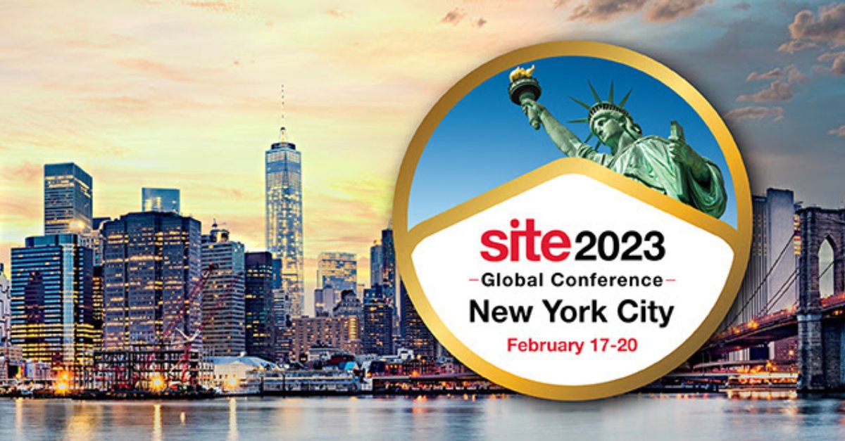 SITEGlobal's tweet photo. Join us to #MakeItNYC during #SITEGC AND #beinSITE by saving on your membership!
Register for Global Conference at the joining member rate, and we'll waive your application fee: https://t.co/jnAjz1TGvE https://t.co/iVppAblCLW