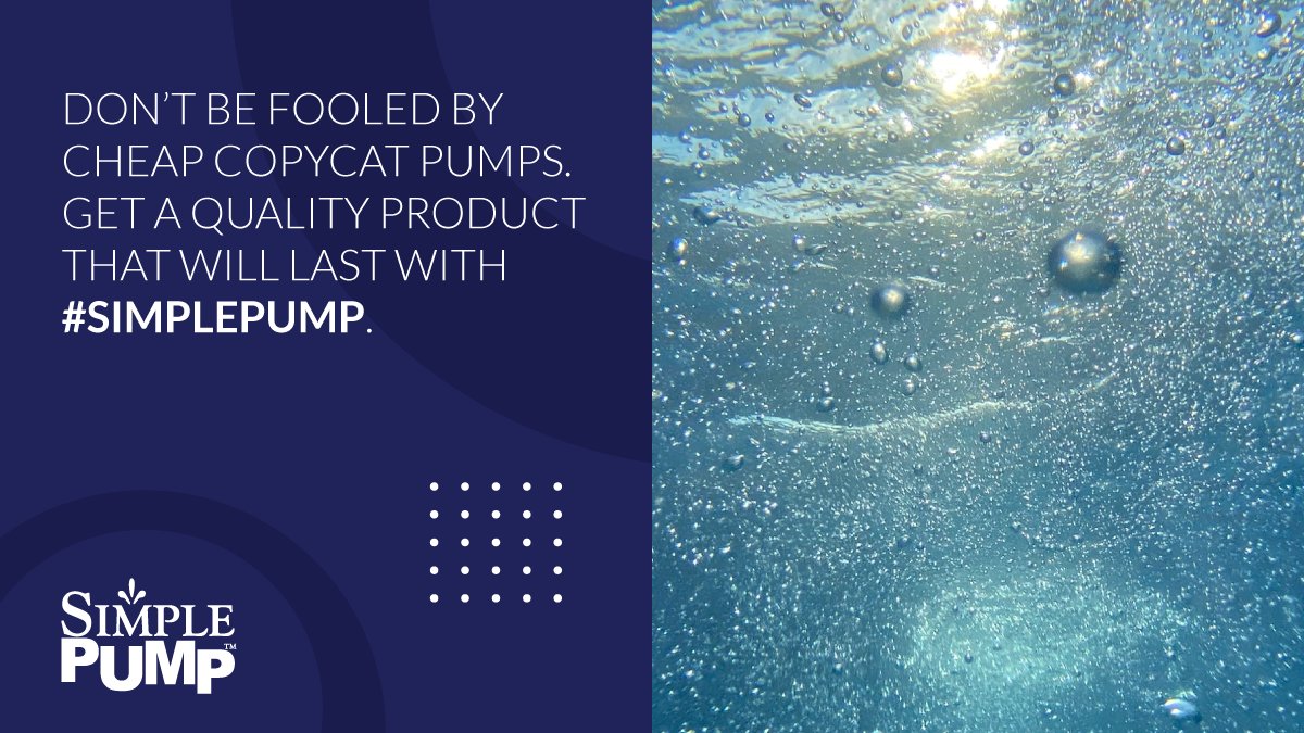 SimplePumpCo's tweet photo. Just ask our customers that have had the same Simple Pump installed for the last 20 years!
https://t.co/ed6RSWbQ4q https://t.co/KSzoyb5XZX