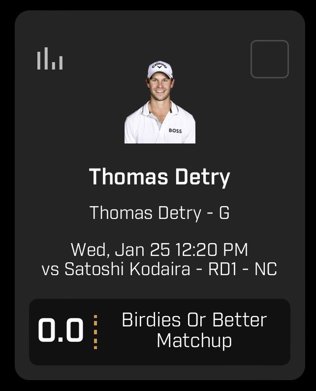 PrizePicksPapa's tweet photo. Rockin w/ Detry OVER on his #BOBM
#PGA #PrizePicks #PapasPicks #FREEmium #GamblingTwitter
Good luck but he’s comin through🫡 🍀 https://t.co/46xpZEKIyO