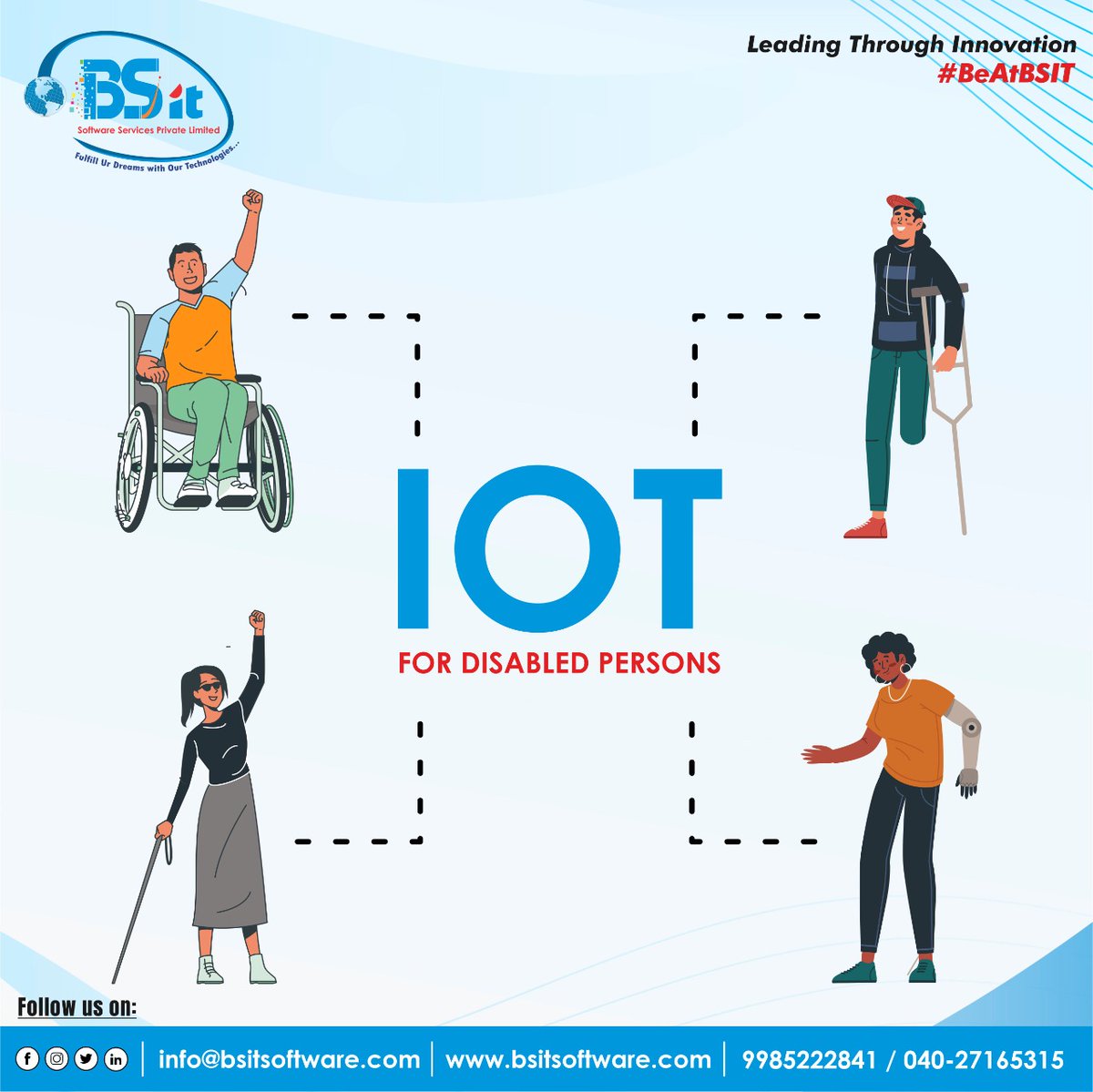 How the IoT is helping people living with disability?
Read Blog: bsitsoftwareservices.blogspot.com/2023/01/iot-te…

#IoT #IoTproject #IoTsolutions #IoTsecurity #tech #technology  #newtechnology #internetofthings #iottechnology #wearables #IotDevices #ArtificialIntelligence #internetofthingsisthefuture
