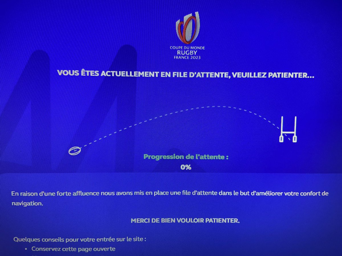 Je peux plus la voir cette mire d’attente 😡🥵 #RWC2023