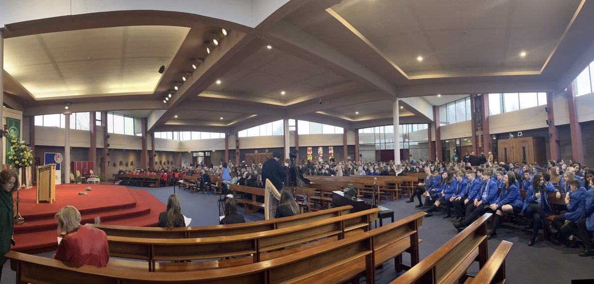 Today our students and Mr Douglas had the honour of leading the music at the Catholic Schools Week celebration in Portadown……<a href="/StJoesC/">St Joseph's College</a> <a href="/ArchbishopEamon/">Eamon Martin</a>