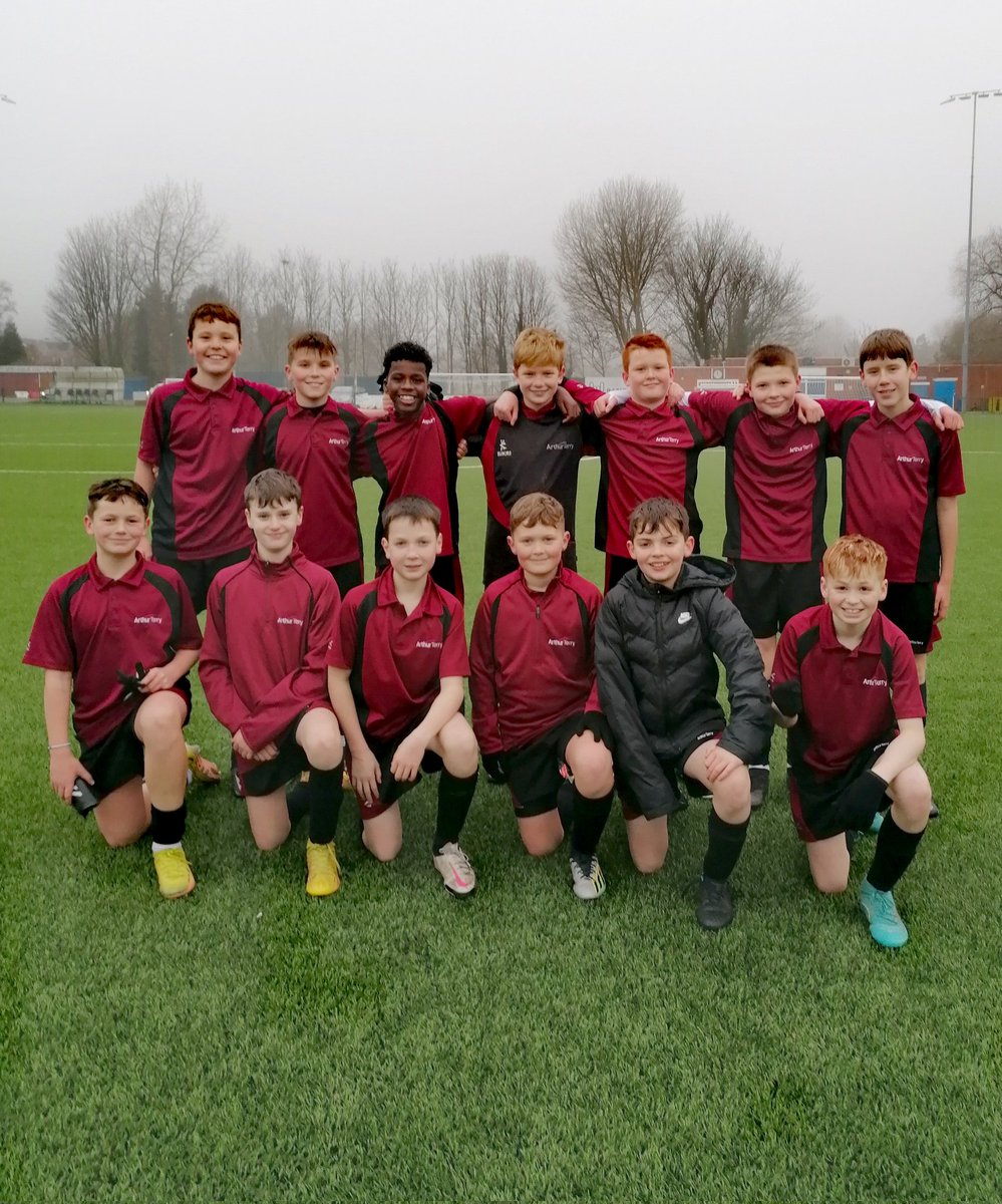 A fantastic win for <a href="/ArthurTerrySch/">Arthur Terry School</a> Y7 in their Cup Semi-Final this afternoon. Losing late in ET, we equalised and went on to win on pens. Congrats to <a href="/PlantbrkSchool/">Plantsbrook School</a> who were great opponents. The District Cup Final awaits for Y7 and a very proud Mr Holliday! ⚽
