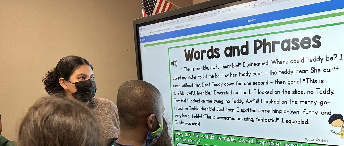 MsOliva2's tweet photo. WHATAPOEM was once again successful! What a fun way to review poetry skills before their reading checkpoint. 🧡🤍 Thank you ladies for making this come to a reality! @ms_scott3 @MrsCharre @Mrs_KKerlegan Mrs.Paiz Ms.Taylor @MRobinsonElem @CFISD_ELAR2_5 https://t.co/KtsWegTxyz