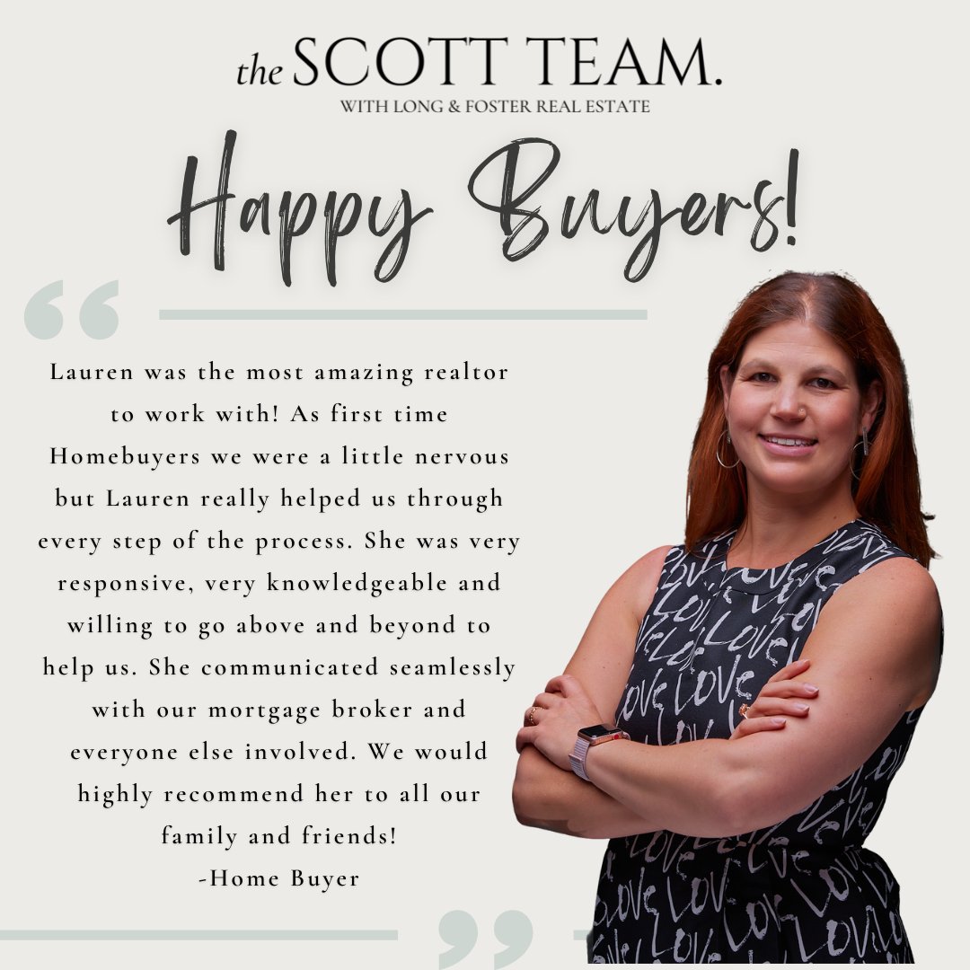 scottteamhomes's tweet photo. If you're a first time home buyer, rest assured that Lauren will be always looking out for you every step of the process. Congratulations to the new homeowners and congratulations to Lauren for providing an excellent service!

#realtor #realestate #newhomeowners #happybuyers https://t.co/CNjk49QKCL