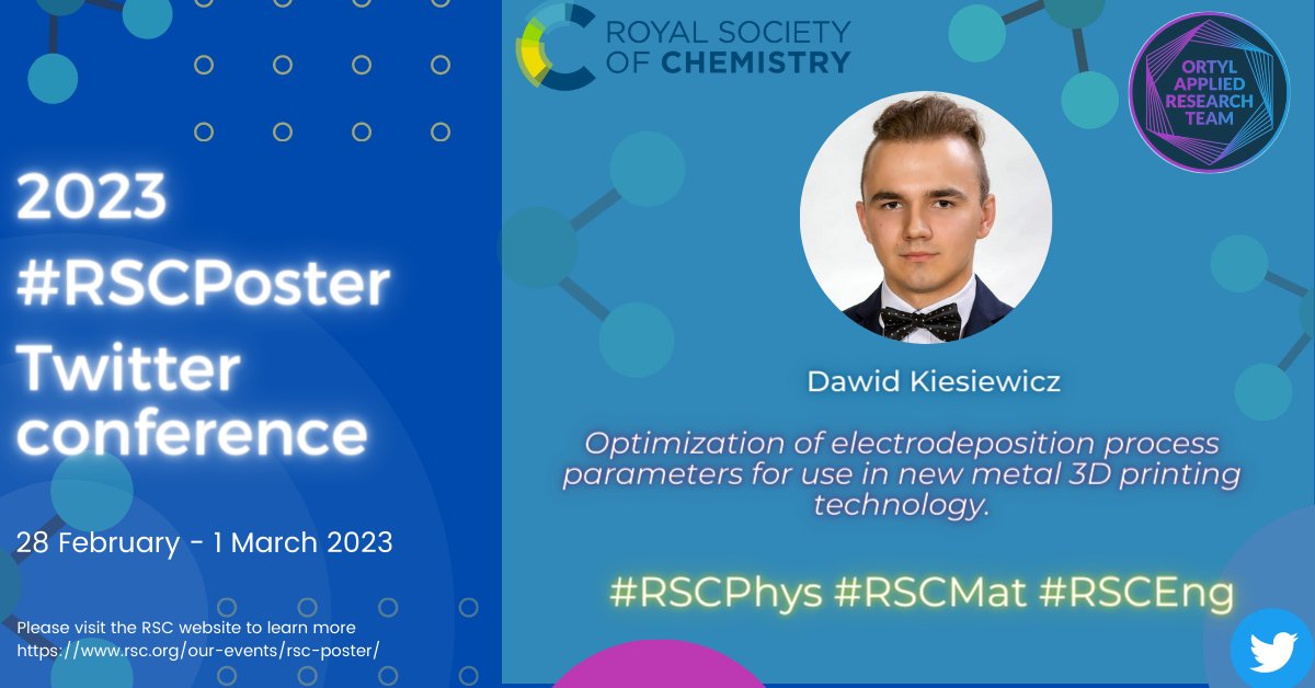 I'm excited to share that I've already registered for the upcoming #RSCPosters conference organized by 
@RoySocChem. Don't wait and register today! #OrtylPhotoLab #RSCPoster #RSCPosterPitch #RSCPosterLive 
@JoannaOrtyl