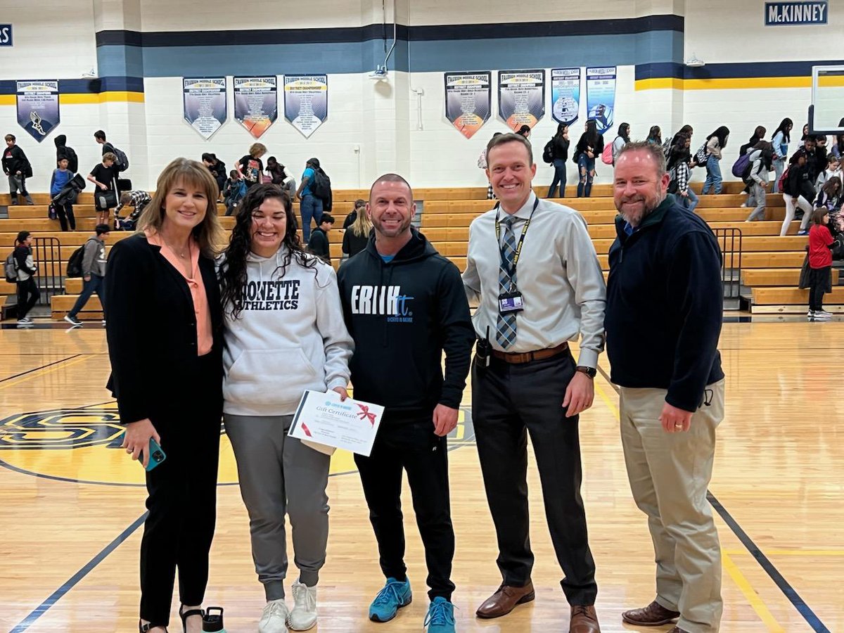 Congratulations to Coach Stormie Ballew, Mckinney ISD middle school Coach of the Month🎉