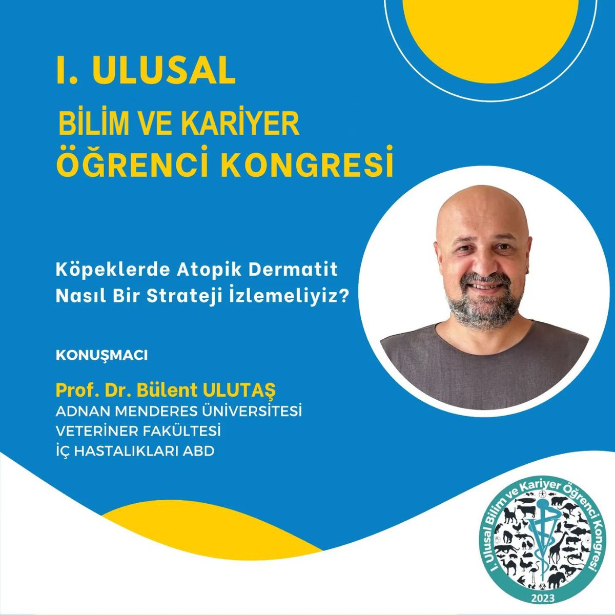 Mart'ta düzenleyeceğimiz kongremizde Dahiliye alanında sevilen hocalarımızdan Prof. Dr. Bülent ULUTAŞ da bizlerle beraber olacak,
Gelişmelerden haberdar olmak  için takipte kalın....
#kongre #veterinarian #speaker #professor #studentcongress #pet #animals #cattle #surgical
