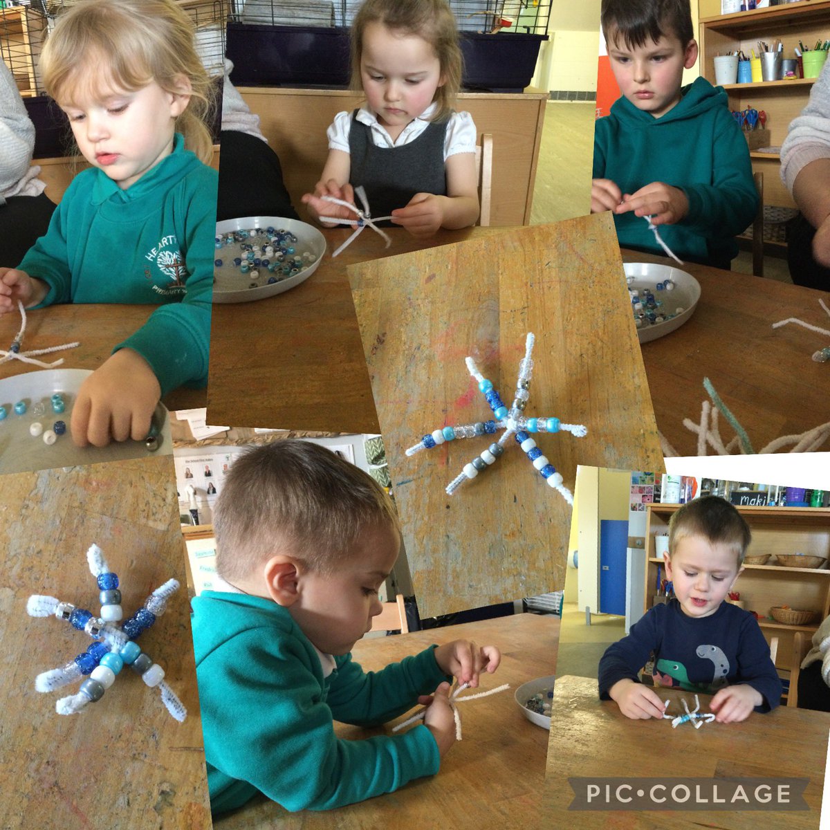 He_Art_wood's tweet photo. DT in mouse class @CeHeartwood @Artsmarkaward #eyfs #finemotorskills #creatingbeauty #snowflakes https://t.co/smofJ5L1JE