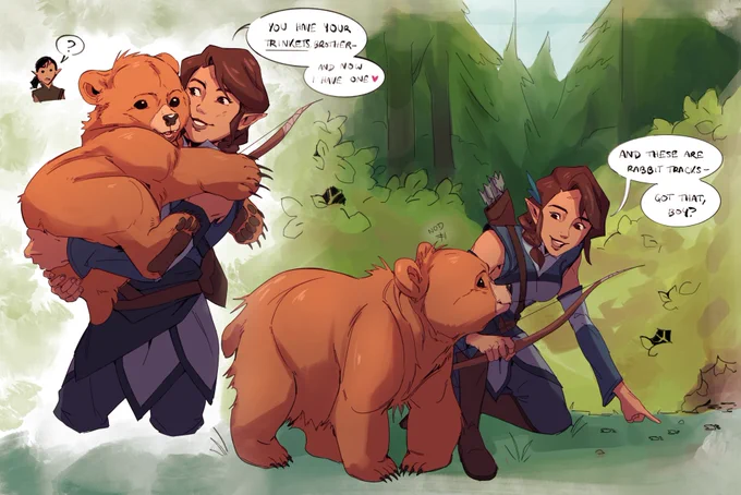 collab with @Cass_a_rollie ! we out here thinkin bout baby trinket and vex
#tlovm #vexahlia #trinket #criticalrole 