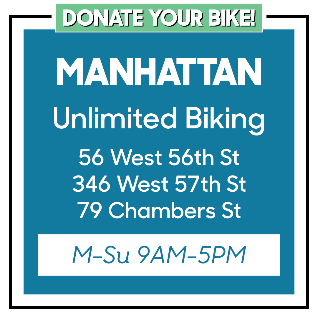 bikenewyork's tweet photo. Lend a hand by donating your bike!

We've partnered with @NYCImmigrants @NYC_DOT @NYCDCAS @UnlimitedBiking @kryptonitelock to receive, repair &amp; distribute bikes, along with helmets, locks &amp; lights to help asylum-seeking folks move around.

p.s. Yes, we'll give bike classes too! https://t.co/mHH5bPsgcT