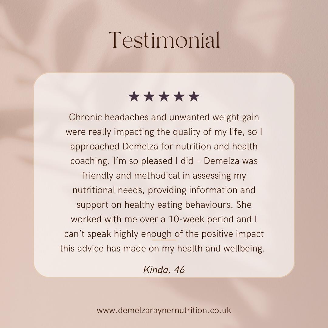I love making a difference to my clients’ lives 😊
If you’ve been struggling with unwanted weight gain or are battling with low energy and poor sleep, I still have a few slots for my free 30-minute health and energy reviews on Thur 26th Jan and Fri 27th Jan. Link in bio!