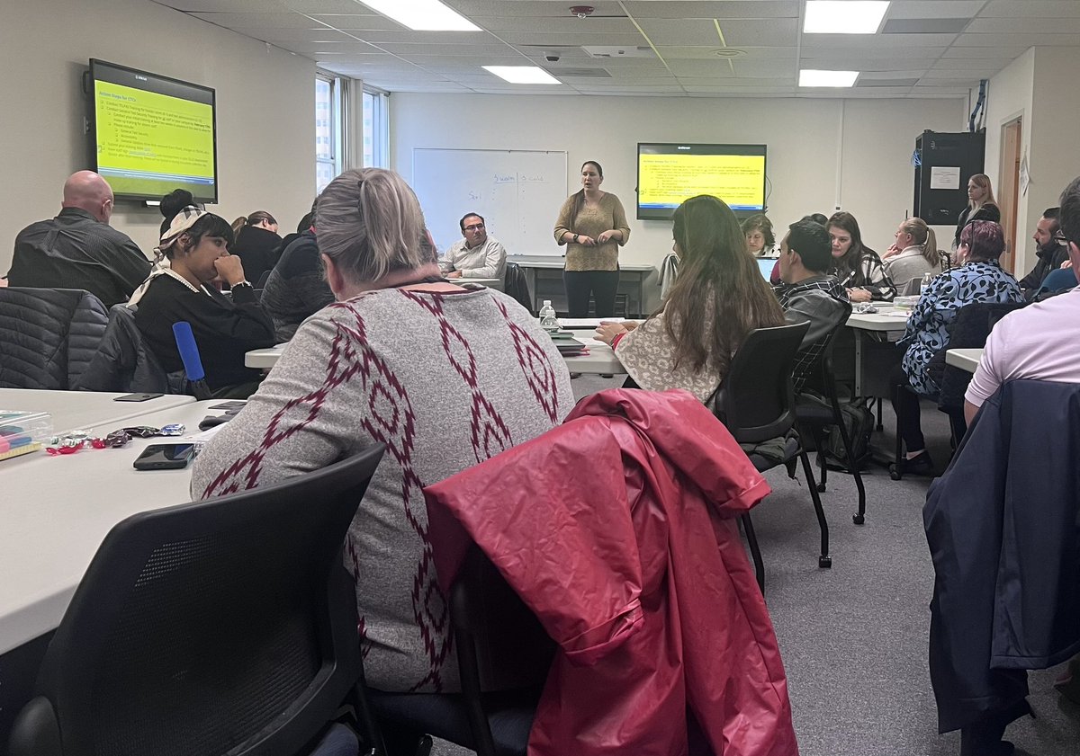 lopez_diane's tweet photo. Training Option 1 ✅! CTC's/Leaders learned about and received training on critical updates, compliance components and instructional implications with regard to TELPAS and Spring STAAR Interim. Kudos to REA's @CWilsonMISD &amp; @courtneyselking! Option 2 happening Jan 26th! #TeamMISD https://t.co/lrY2X15jUN