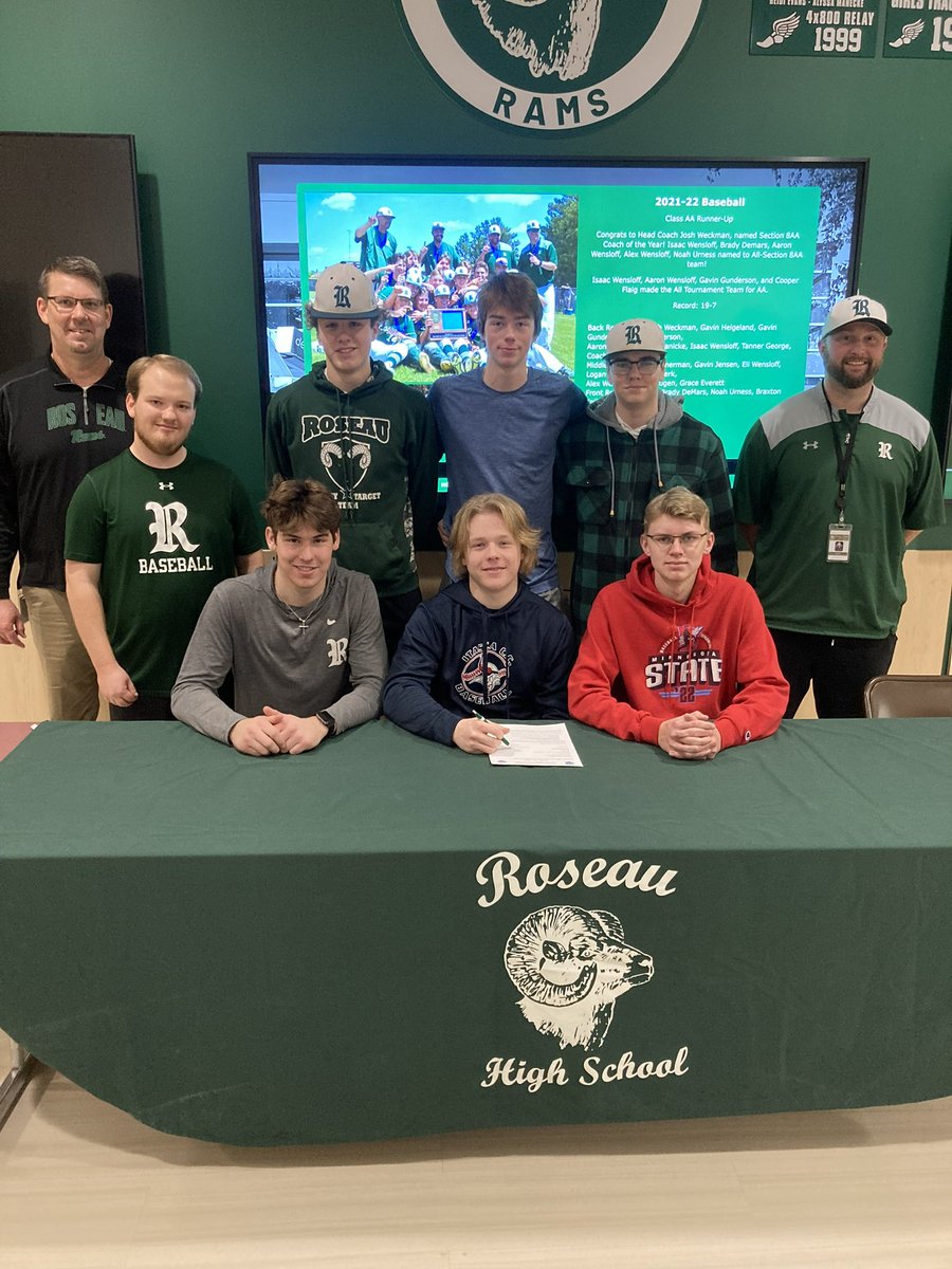 We are proud to announce that Cooper Flaig has signed his National Letter of Intent to attend and play baseball for <a href="/baseball_Itasca/">Itasca Baseball</a>. Congratulations to Cooper and the rest of the Flaig family! 🐏👏👏👏