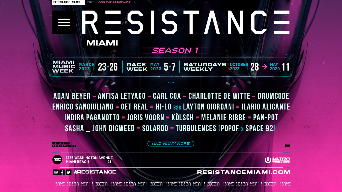 Ultra Resistance lineup M2