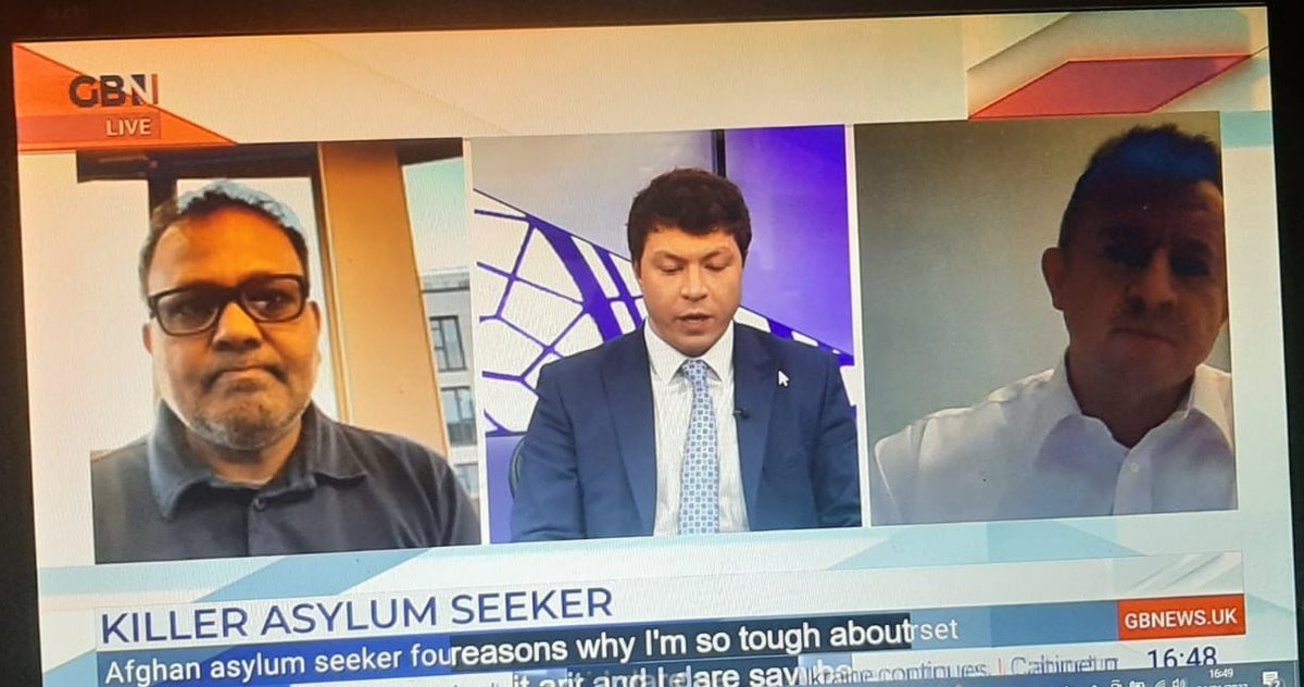 Baldwinrants's tweet photo. Debut on GBNews .... 😁 https://t.co/hWa0EdCpLp
