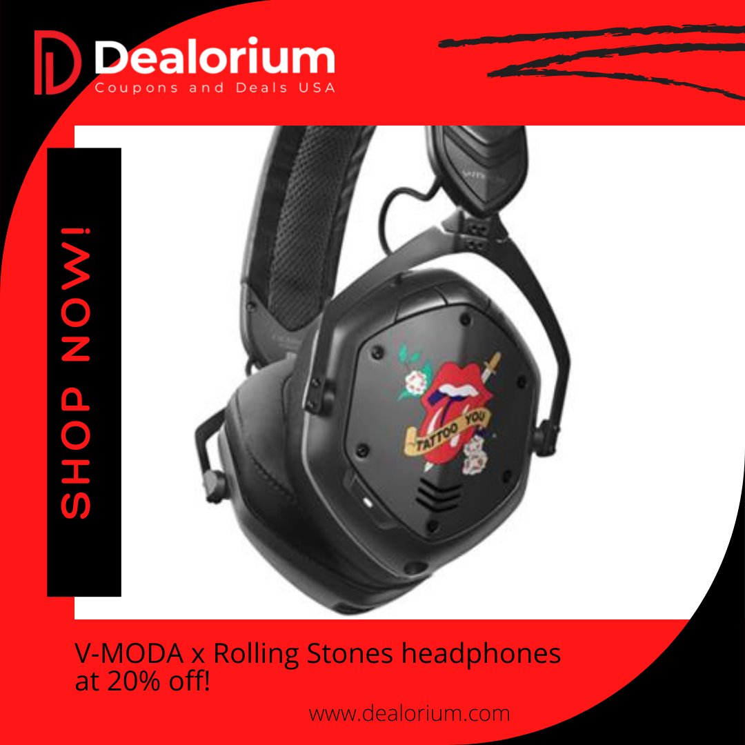 DealoriumDeals's tweet photo. V-MODA x Rolling Stones headphones at 20% off!

https://t.co/TFLlT5MPXG

#rollingstones #headphones #headphonedeals #audiodeals #dealorium https://t.co/MQlngv4uo1