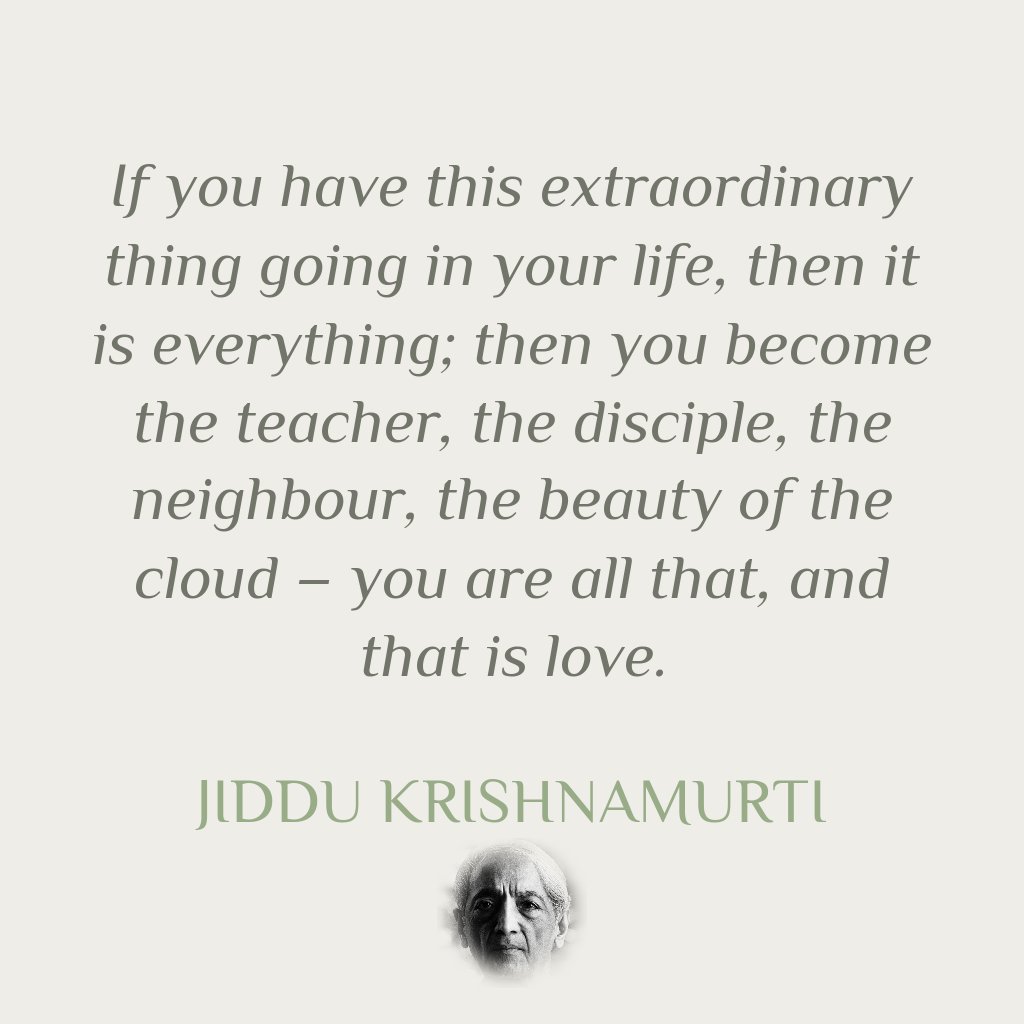 You must understand the whole of life, ...

If you have this extraordinary thing go...
#nonduality #advaita #vedanta #advaitavedanta #spirituality #jnanayoga #selfrealization #enlightenment #spiritualawakening #krishnamurti #jiddukrishnamurti #jkrishnamurti #krishnamurtiquotes