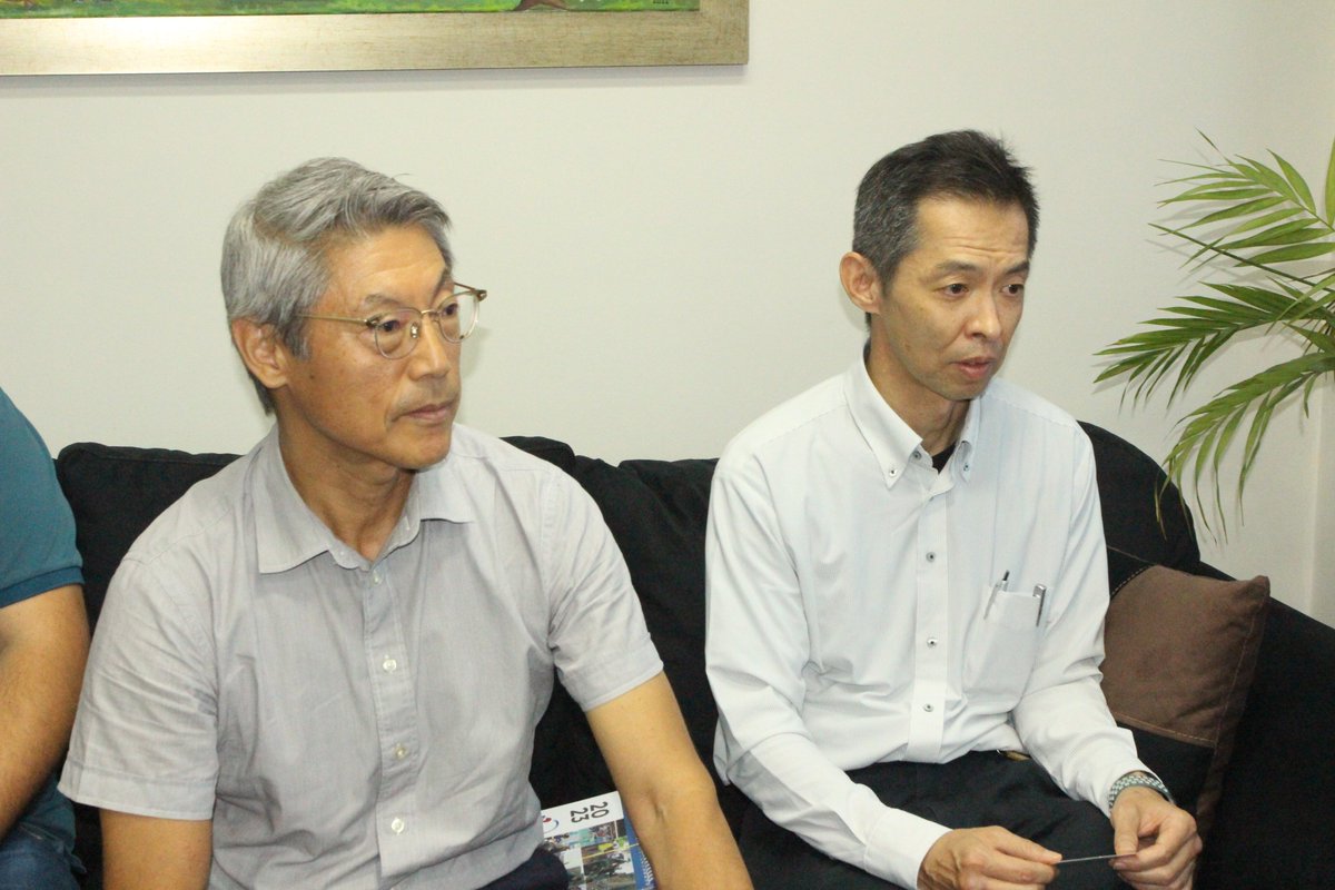 SENAVEParaguay's tweet photo. 🇵🇾🤝🇯🇵 El pdte del #SENAVE, Ing. Rodrigo González, se reunió hoy con el asesor principal del Proyecto #INOPAR, Taigo Endo, y con Fumiharu Sato, nuevo coordinador, quien reemplaza a Kentaro Yokoshima. https://t.co/zKbsPcXOoZ