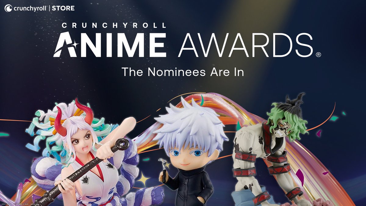 The #AnimeAwards nominees are in, but do you have the merch to support your favorites? 🏆

Shop and get figures, accessories, and more from your favorite shows! ✨

GO: got.cr/animeawardmerc…