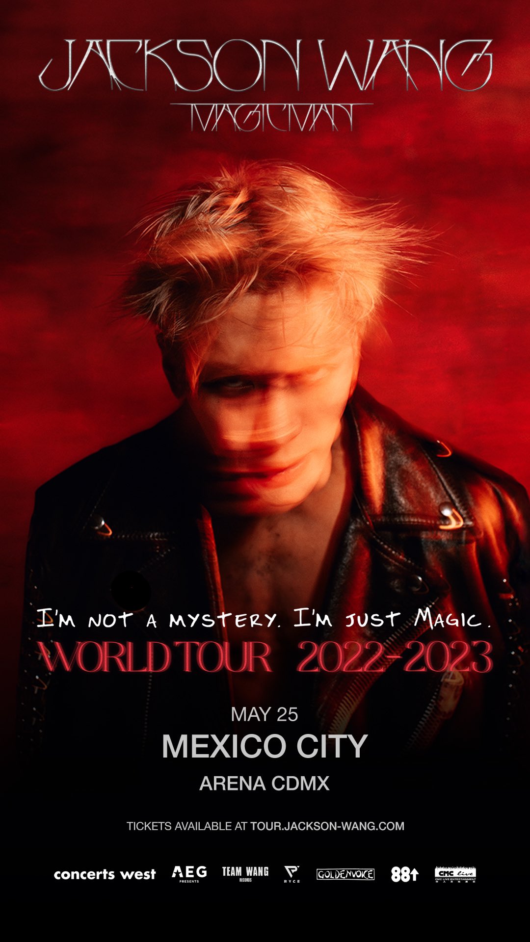 TEAM WANG records on Twitter "JACKSON WANG MAGIC MAN WORLD TOUR 2023