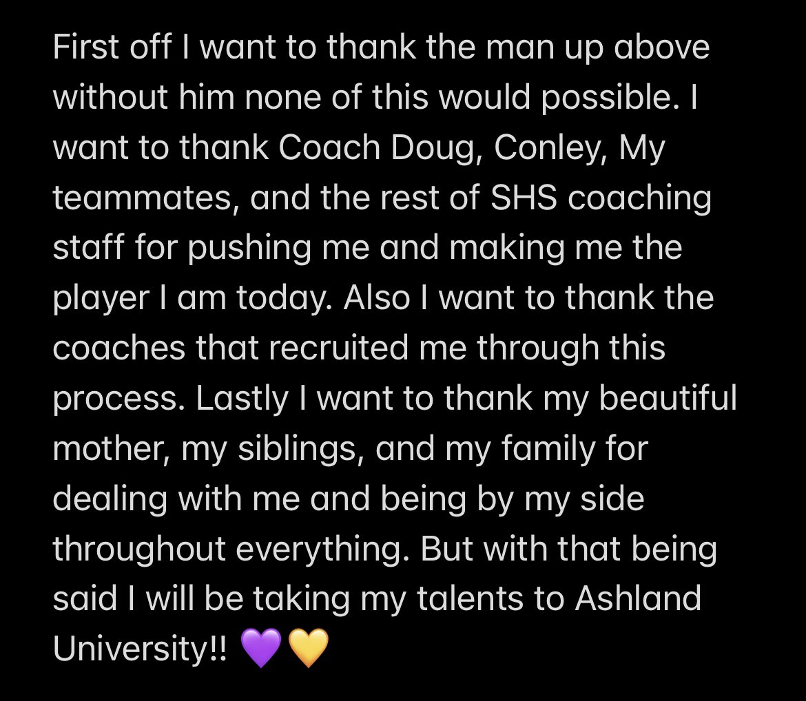 COMMITTED!! 🦅💜