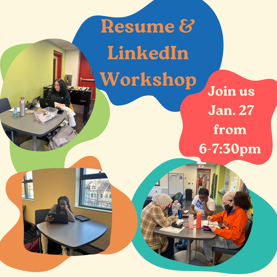 WEH Alums- It's almost that time again! Join us for an in-person Resume &amp; LinkedIn Workshop THIS Friday from 6-7:30 pm. Set yourself up for career search success and eat some GOOD FOOD👀!  RSVP here: ow.ly/kYMh50Mz502. Questions? Contact Tait Wade- twade@westendhouse.org