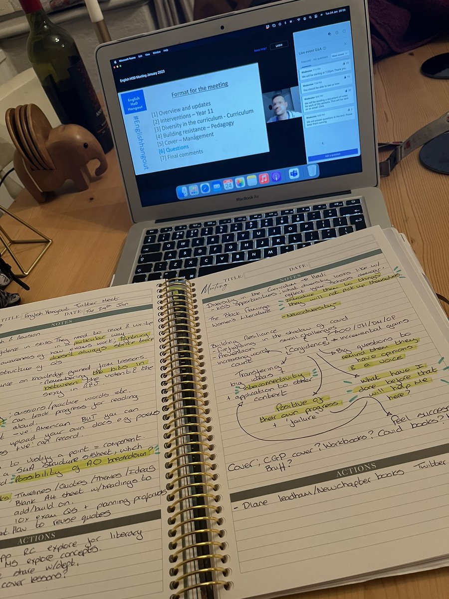 And that’s a wrap… looking forward to unpacking this mad medley of musings from #Englishhangout with the team in our next faculty meeting. Big thanks to <a href="/Xris32/">Chris Curtis</a> for organising and all the presenters for sharing some fab ideas 🧠📚👏🏻
