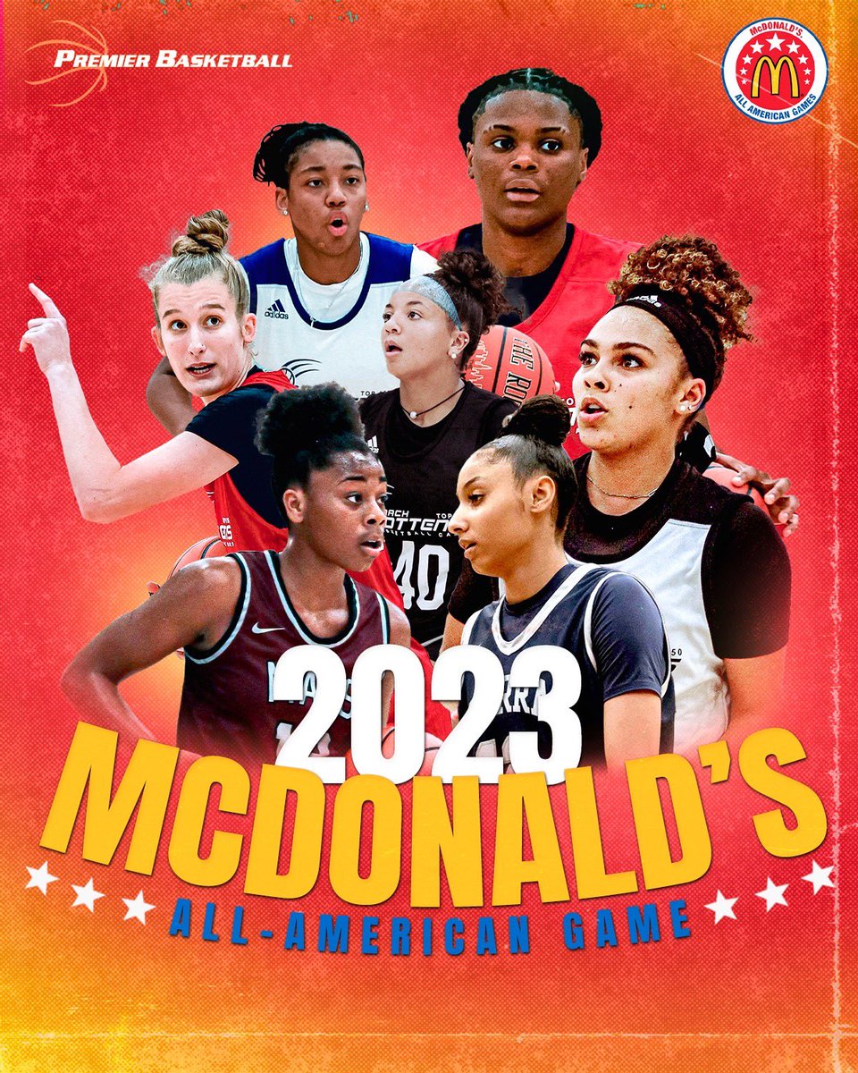 ThePRIMEeventSeries (@primeeventbball) on Twitter photo The PRIME event would like to congratulate the 2️⃣0️⃣2️⃣3️⃣ @McDAA ALL-AMERICANS!!
<a href="/ESPN_WomenHoop/">ESPN Women's Hoops</a>✖️<a href="/PBRhoops/">Premier Basketball</a>
See them in action:
🗓️: Tuesday, March 28 | 📍Houston
📺: <a href="/espn/">ESPN</a> 2 | 530pm ET
Read about them 🍔 🍟 🏀 📰: espn.com/womens-college… The PRIME event would like to congratulate the 2️⃣0️⃣2️⃣3️⃣ @McDAA ALL-AMERICANS!!
<a href="/ESPN_WomenHoop/">ESPN Women's Hoops</a>✖️<a href="/PBRhoops/">Premier Basketball</a>
See them in action:
🗓️: Tuesday, March 28 | 📍Houston
📺: <a href="/espn/">ESPN</a> 2 | 530pm ET
Read about them 🍔 🍟 🏀 📰: espn.com/womens-college…