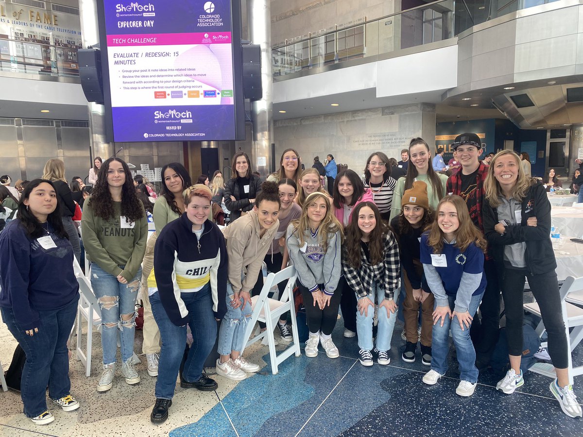 ErieEngineering's tweet image. SheTech field trip today!! Female scholars got to explore careers in STEM and participate in a tech challenge on Cybersecurity. @ErieHighSchool @TigersPrincipal @DPerfettiDeany