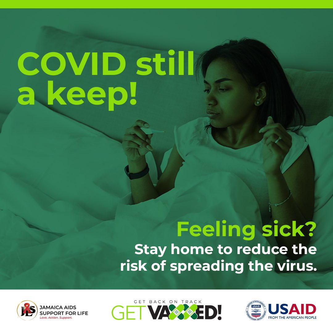 JASLtweets's tweet image. Your case of the ‘bad flu’ may not be the flu at all.

COVID-19 is still a public health concern, so stay home if you are sick. #GetBackOnTrack #GetVaxxed