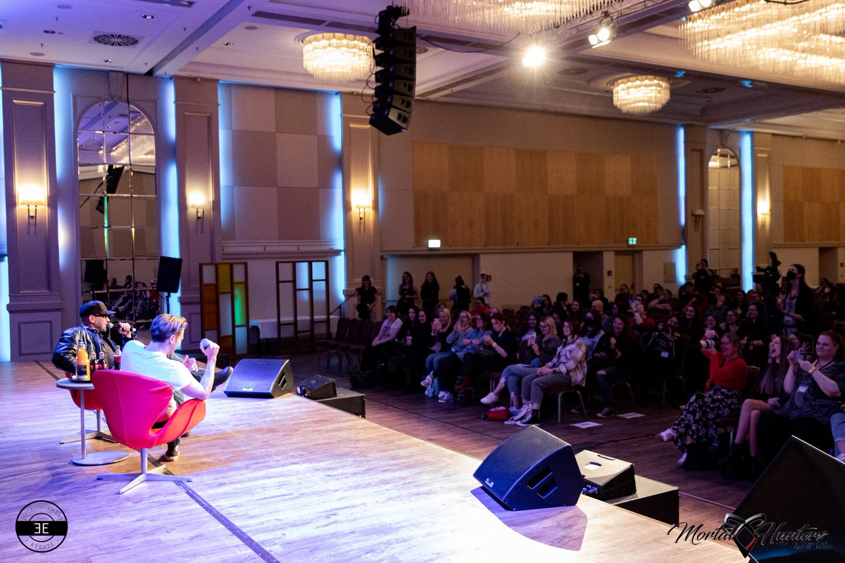 Is there something you've always wanted to ask #DomSherwood? Buy a ticket for « Mortal Hunters 2 » in 🇩🇪 &amp; ask him!
★★ Entertainment Events 2023 ★★
➰️ Mortal Hunters 2 | 8.-9. April | 🔥 Purgatory 7 | 27-28 Mai | 🦋 Dragonfly in Amber | 25.-26. Nov | mortal-hunters.de