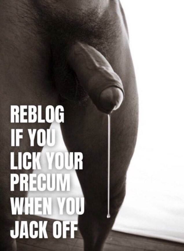 Goddess4you1's tweet photo. Do you lick your precum when you jackoff https://t.co/27Z5kBcM3x