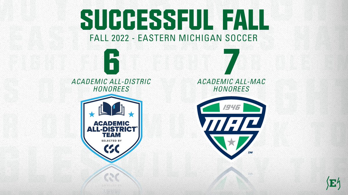 Another ＢＩＧ showing in the classroom!

✅ #1 Semester GPA among 𝘼𝙇𝙇 EMU teams!
✅ 4 w/ 4.0 GPAs!
✅ Nearly 75% of the team with a 3.5+ GPA!

📰bit.ly/3HtXDSb

#EMUEagles | #1Team1Heartbeat