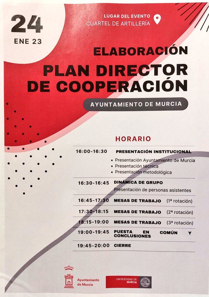 Llampico's tweet image. Tarde efervescente y muy enriquecedora en el &apos;&apos;Taller participativo sobre la elaboración del I Plan Director de Cooperación Municipal al Desarrollo del @AytoMurcia 2023-2026&apos;&apos;.

Haciendo Historia al recoger reivindicaciones y escuchar voces de las #ONGD y sociedad civil.🌍❤